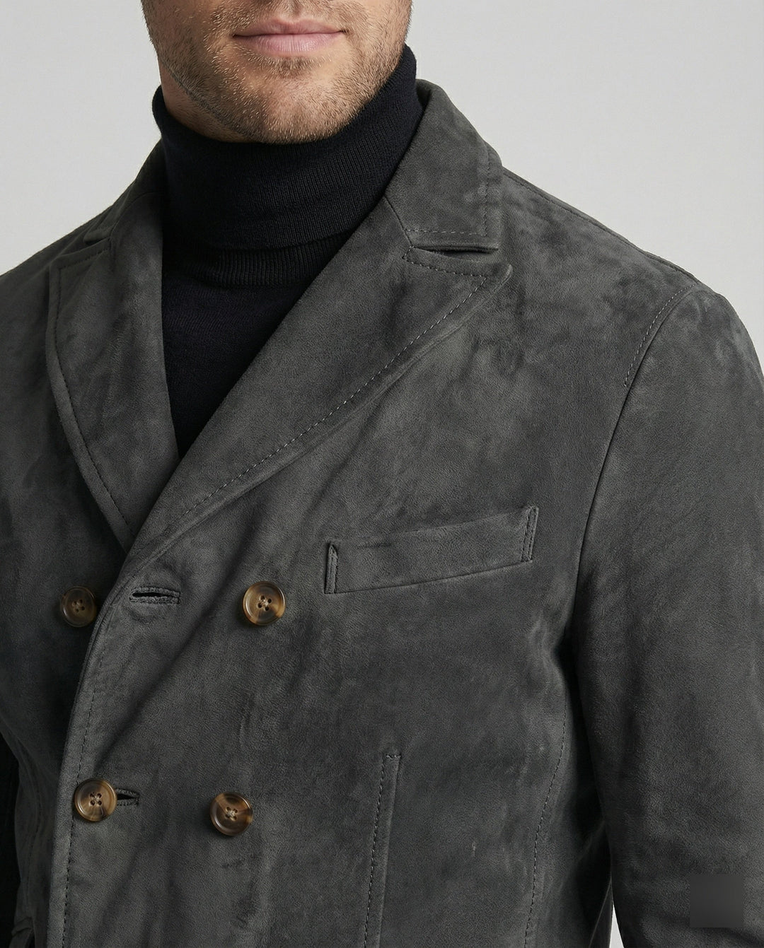 Echoarchiv - Klassischer Herbst Doppelreihiger Blazer für Männer