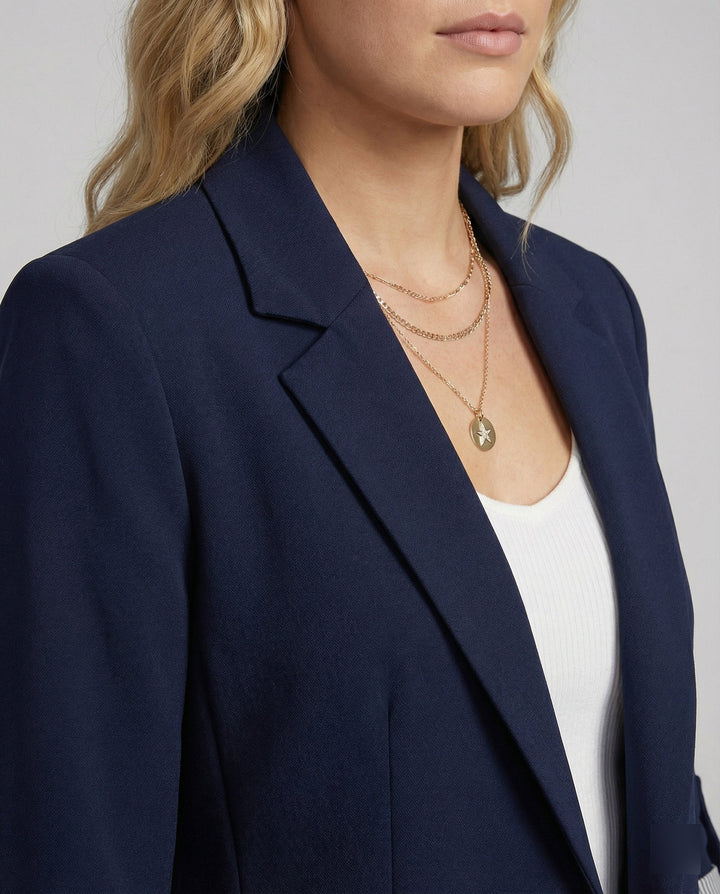 Echoarchiv | Eleganter Business Longblazer Mit