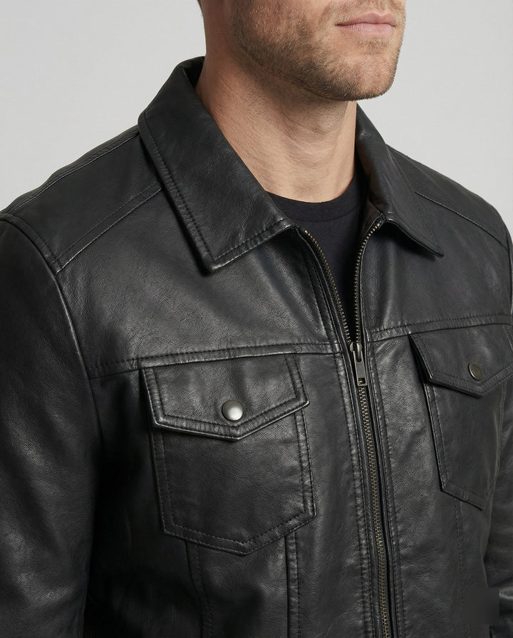 Exklusive Herren-Lederjacke in Premium-Qualität – Valtoré
