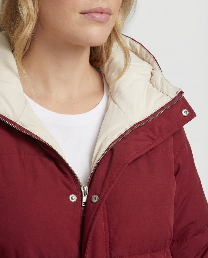 Damen Hochwertige Winterjacke mit isolierender Kapuze Echoarchiv