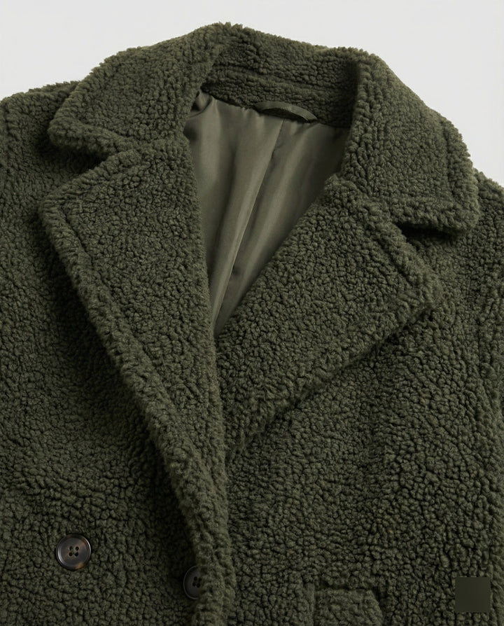 Echoarchiv | Damen Warmer Fell Wollmantel