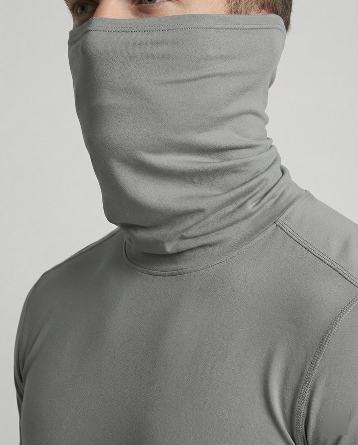 Herren Funktionsshirt mit hohem Kragen und innovativem Feuchtigkeitsmanagement Echoarchiv