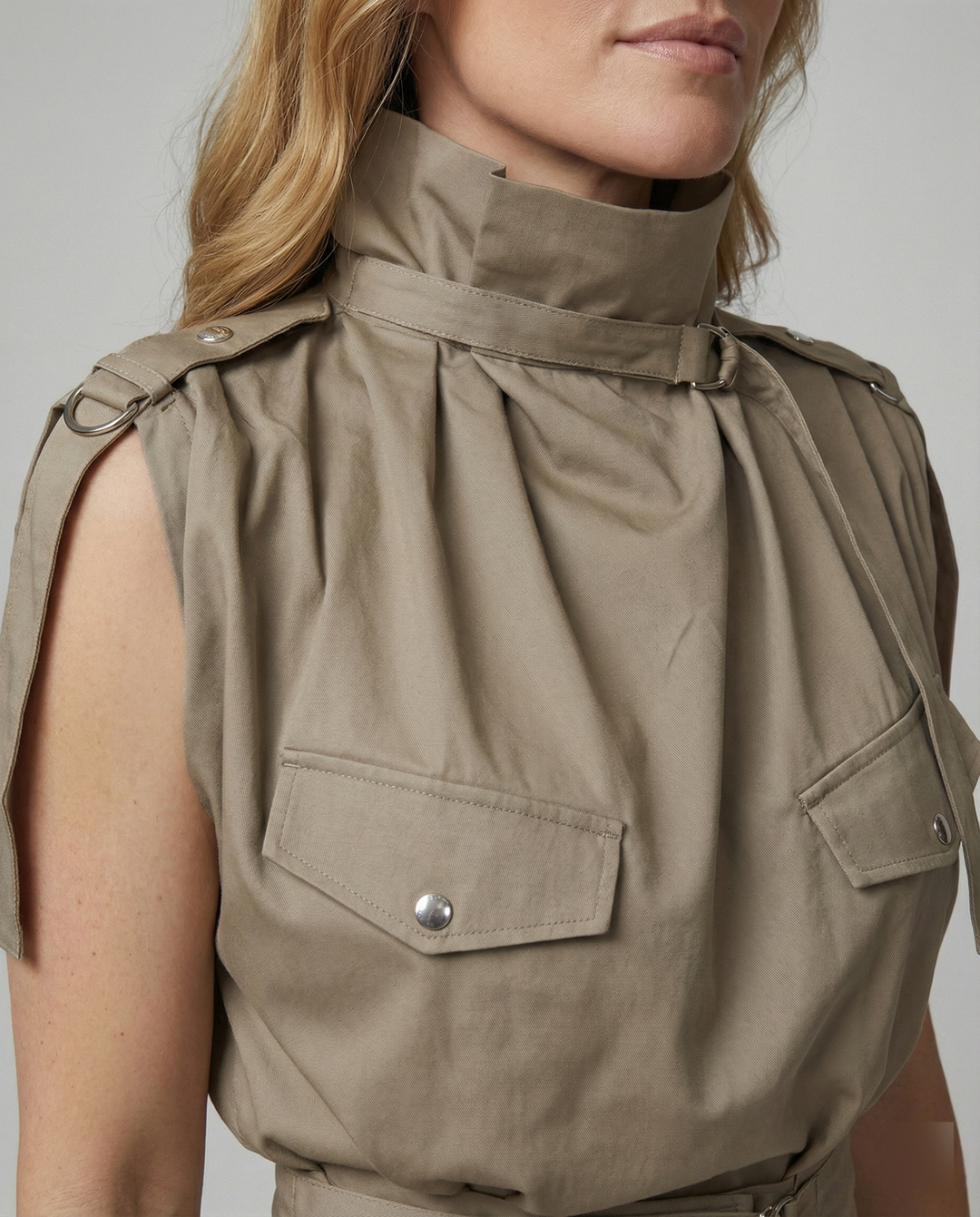 Echoarchiv | Damen Stylischer Moderner Jumpsuit Ärmellos