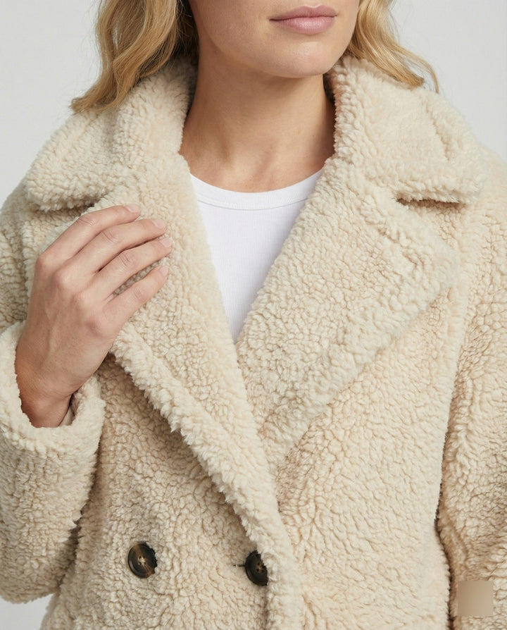 Damen Teddyfell Jacke mit Warm & Kuschelig | Echoarchiv