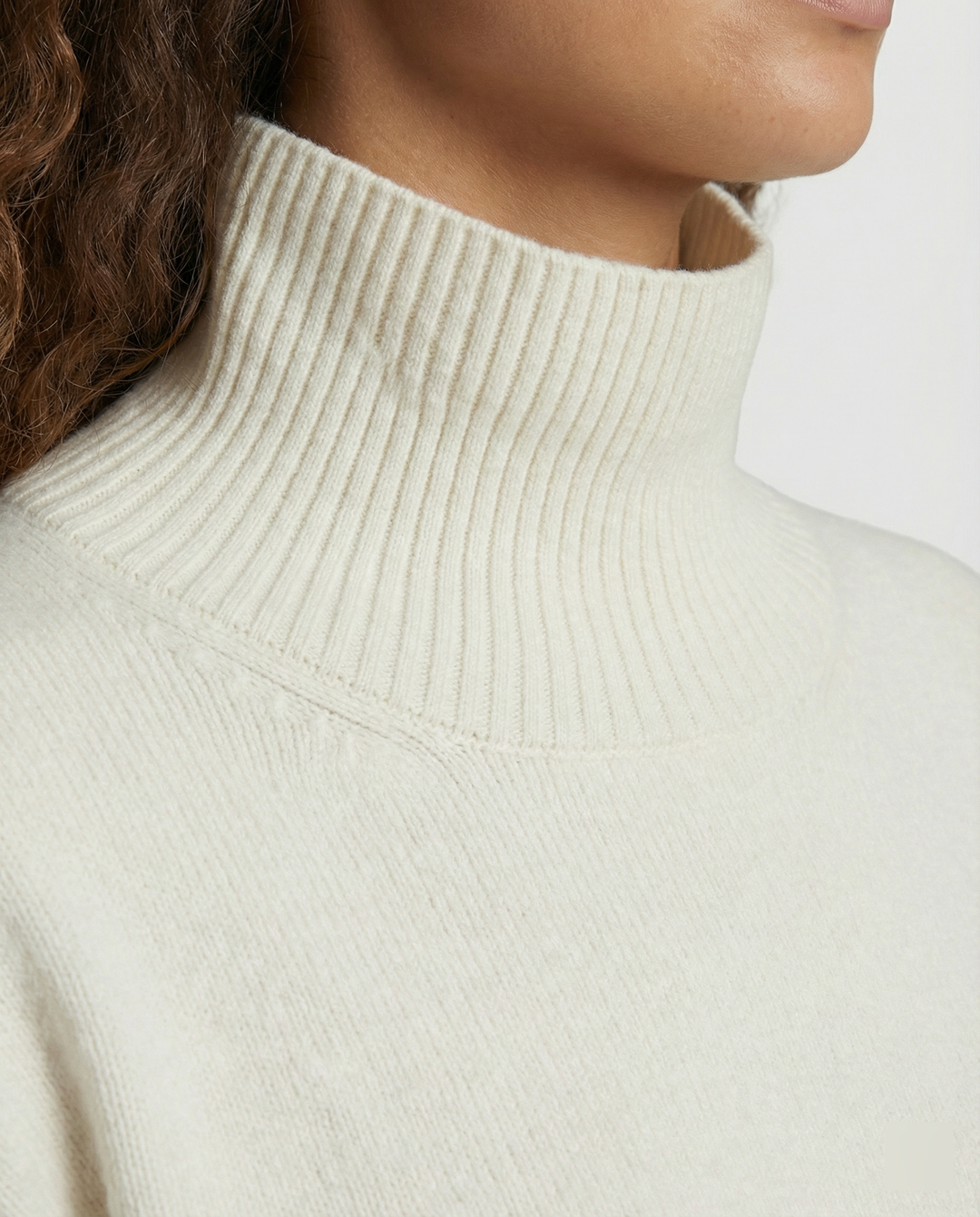 Damen kuscheliger Rollkragenpullover Echoarchiv