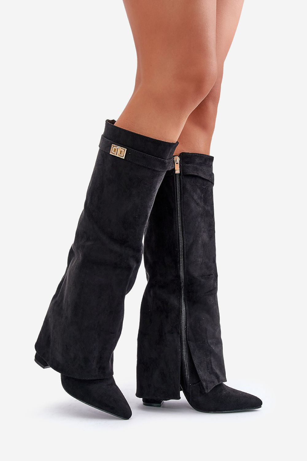 Echoarchiv | Elegante Kniehoge Stiefel mit Riemchen