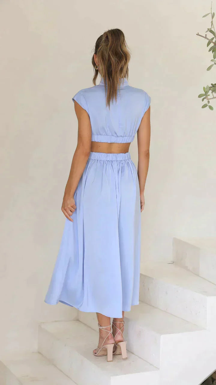 Echoarchiv | Eleganter Jumpsuit mit Cut-Out Taille