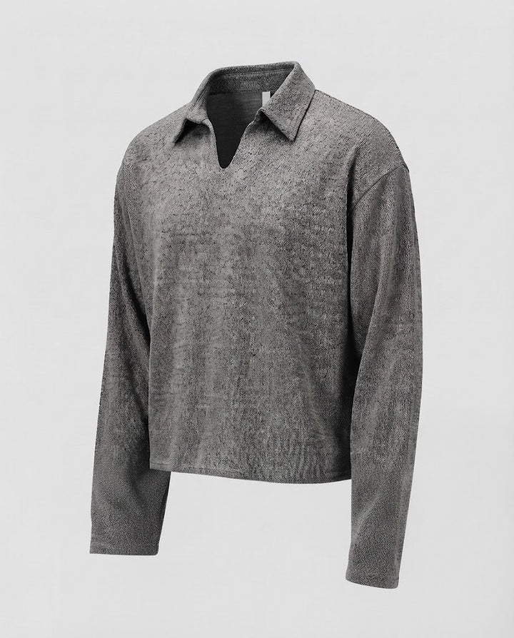 Herren Sportlicher Pullover mit V-Ausschnitt Echoarchiv