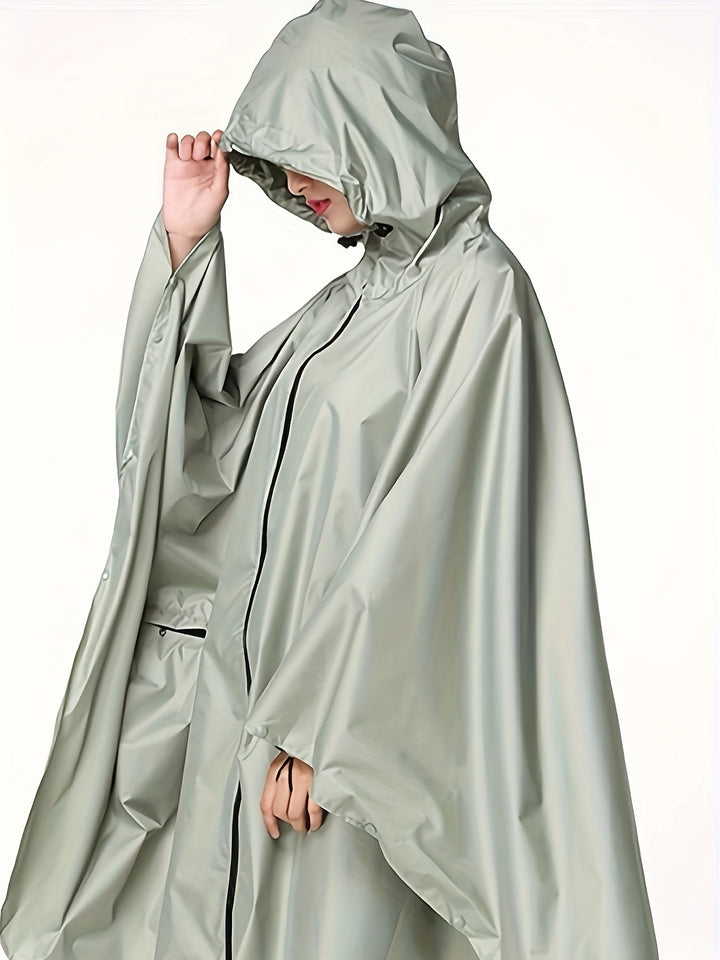 Echoarchiv | Wasserdichter Regenponcho mit Kapuze
