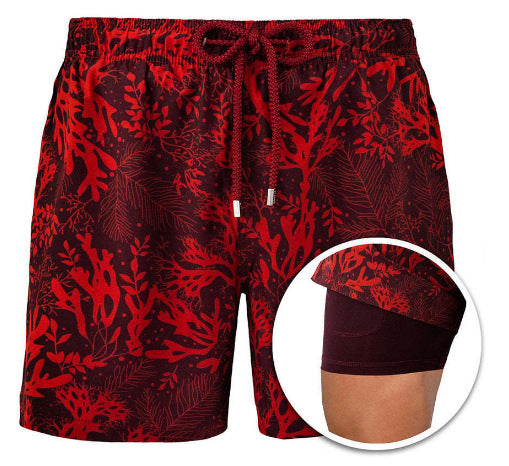Echoarchiv | Doppellagige Strandshorts für Herren