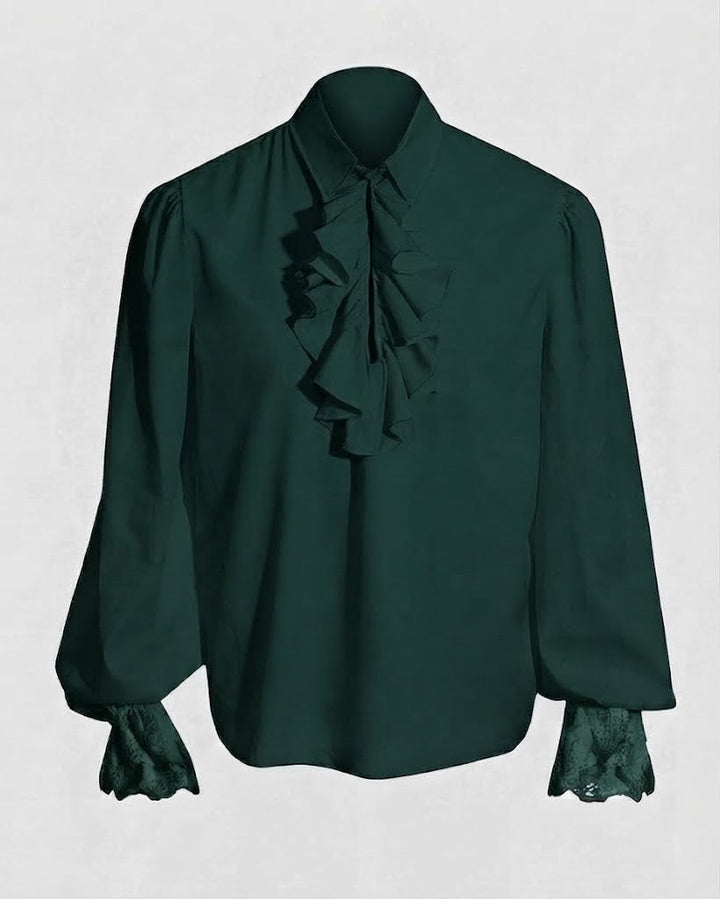 Damen Rüschbluse mit elegantem Kragenbereich Echo Archiv