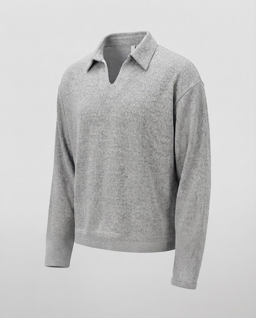 Herren Sportlicher Pullover mit V-Ausschnitt Echoarchiv