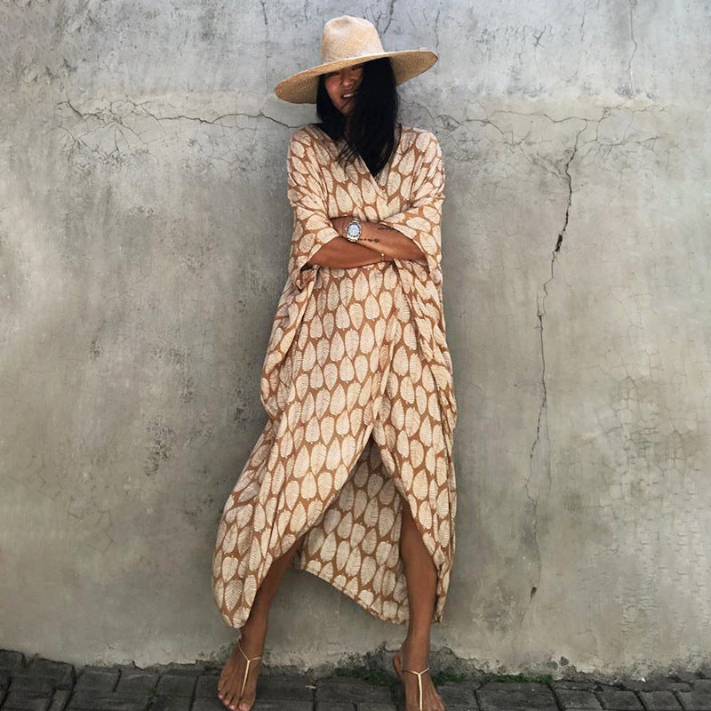 Echoarchiv | Glamouröse Sonnenschutz Resort Strandkleid Cover Up