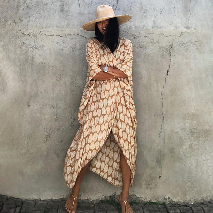 Echoarchiv | Glamouröse Sonnenschutz Resort Strandkleid Cover Up
