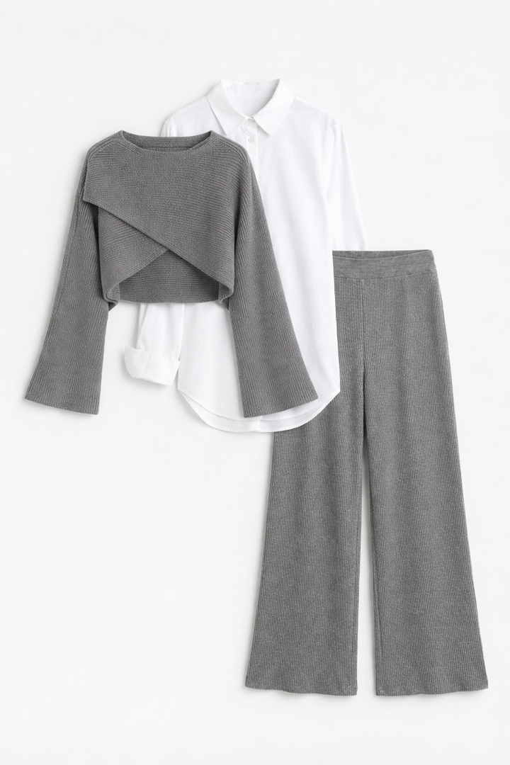 Bequemes Damen Dreiteiliges Set | Echoarchiv