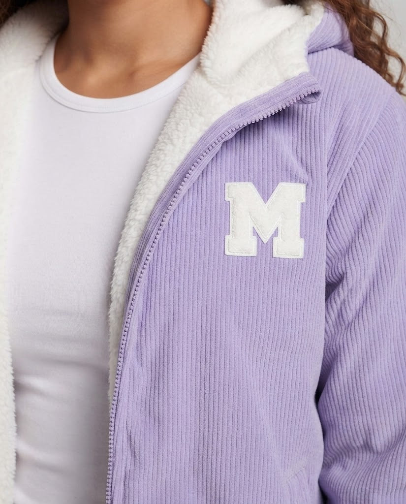 Damen Fleecejacke mit Kapuze Echo Archiv