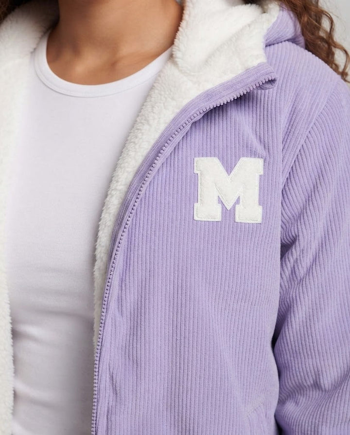 Damen Fleecejacke mit Kapuze Echo Archiv