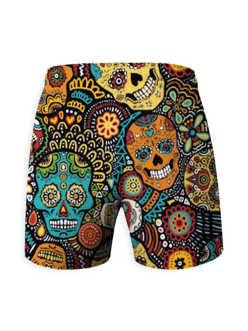 Echoarchiv – Trendige Hawaii-Shorts Mit Kordelzug