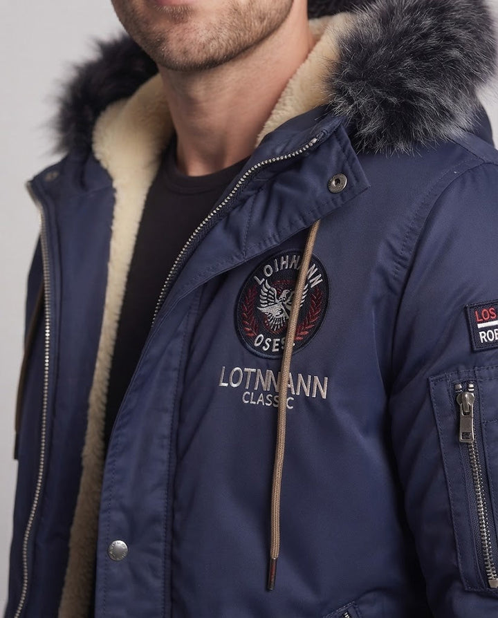 Herren Warm gefütterte Übergangsjacke Echo Archiv