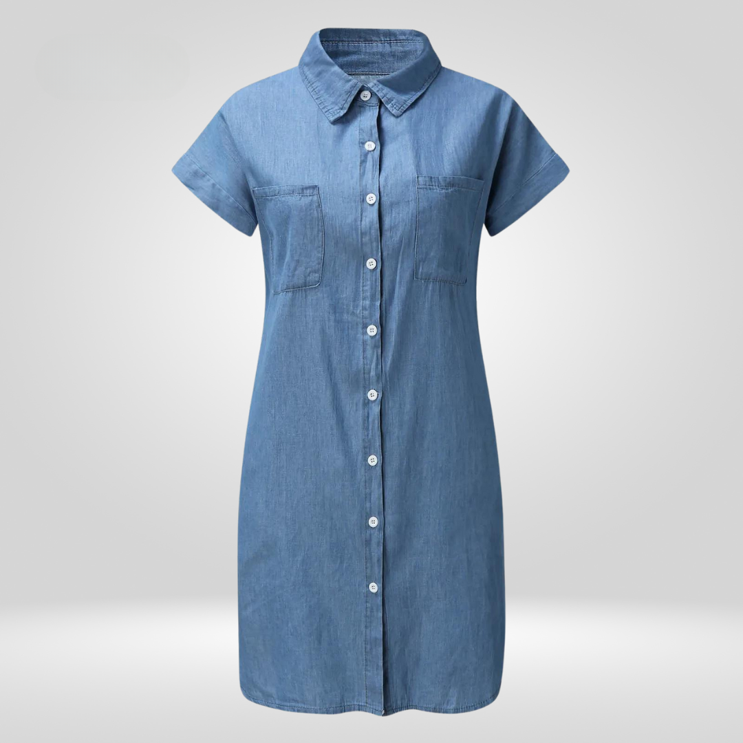 Echoarchiv | Elegantes Denim Kleid