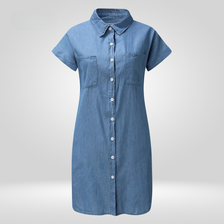Echoarchiv | Elegantes Denim Kleid