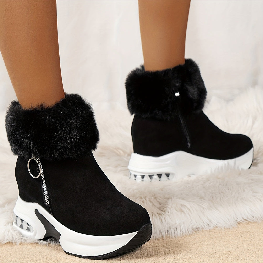 Komfortable Stiefel mit Seitenreißverschluss – Lioré