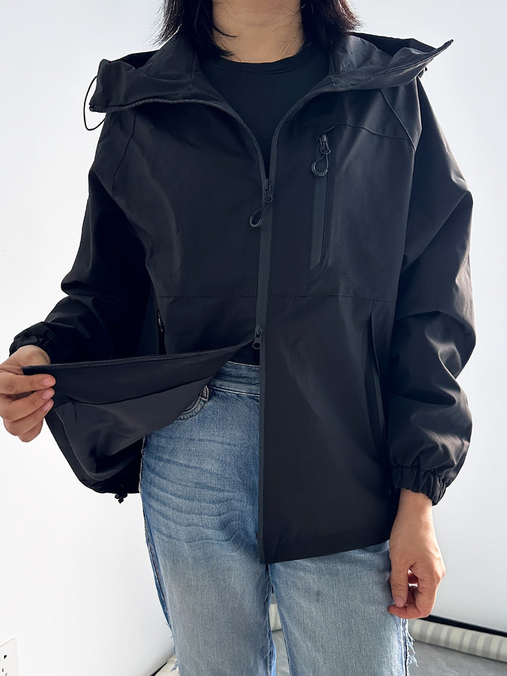 Echoarchiv | Moderne Wasser Und Winddichte Regenjacke Für Damen
