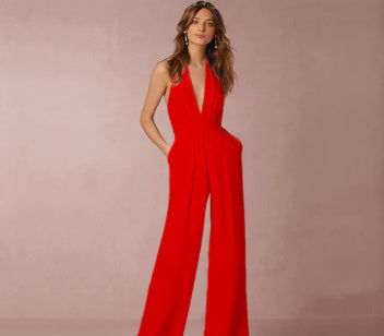 Echoarchiv | Ärmelloser Halterneck Jumpsuit