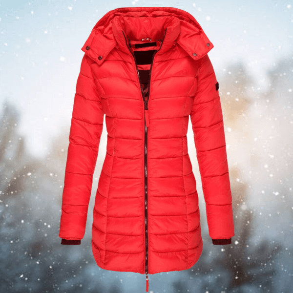 Echoarchiv | Damen Langjacke Gepolsterte Pufferjacke