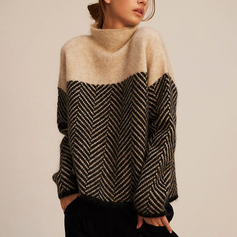 Echoarchiv | Klassischer Rollkragenpullover für Damen