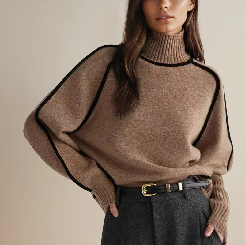 Elegante HerbstPullover In Übergröße