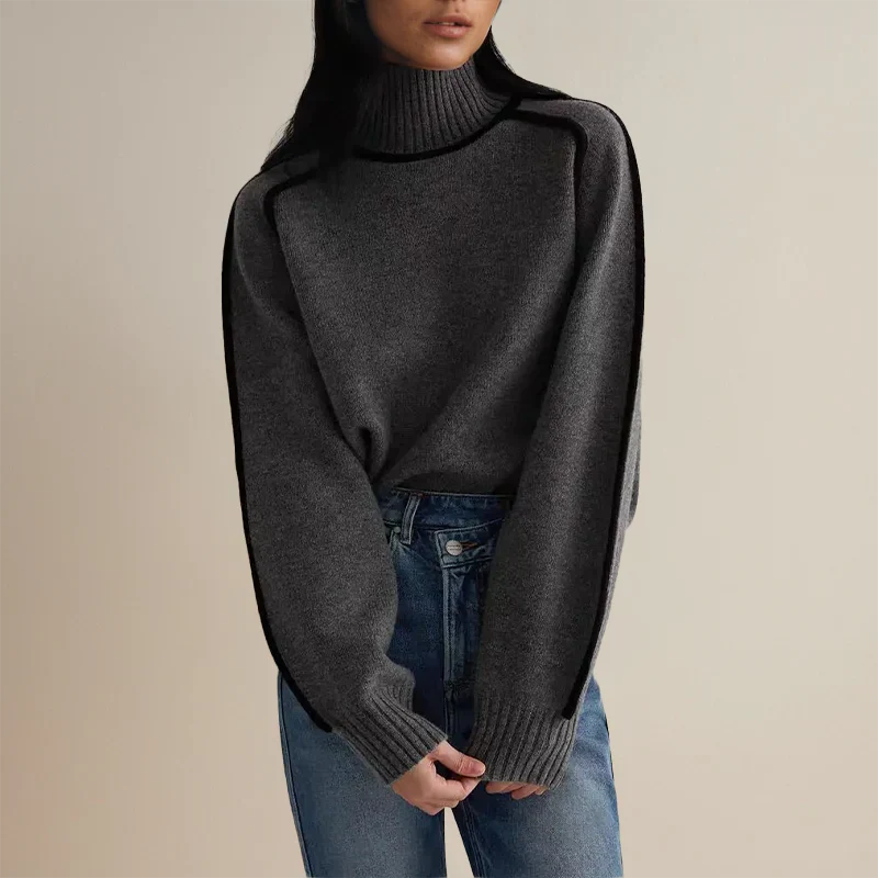 Elegante HerbstPullover In Übergröße