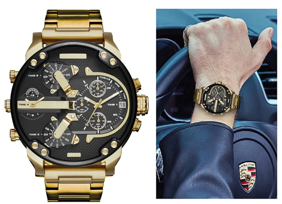 Echoarchiv – Schlanke, elegante Herrenuhr des Managers