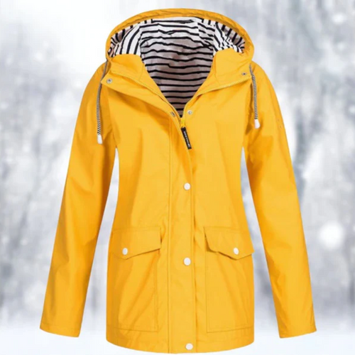 Echoarchiv | Damen Kapuze Regenjacke Wasserdichte