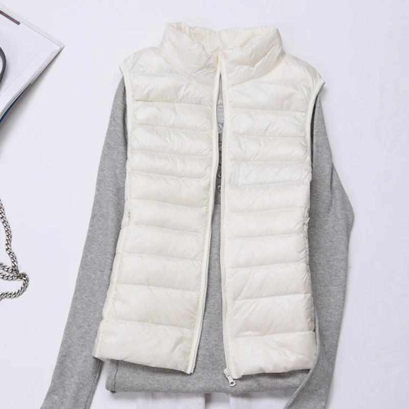 Echoarchiv | Damen Leichte Steppjacke Ärmellose Weste