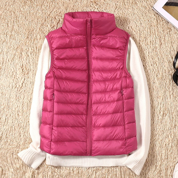 Echoarchiv | Damen Leichte Steppjacke Ärmellose Weste