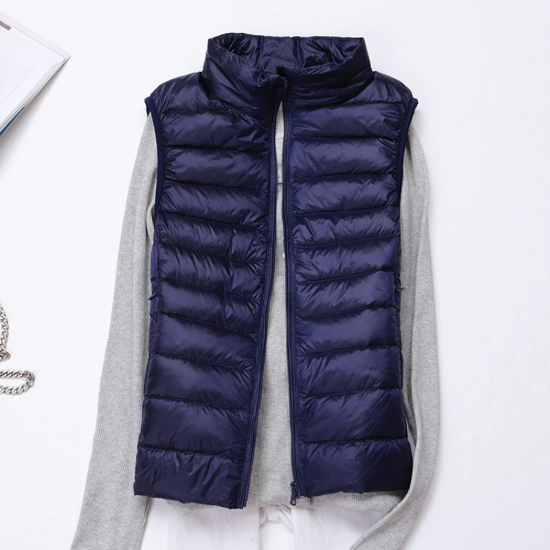 Echoarchiv | Damen Leichte Steppjacke Ärmellose Weste