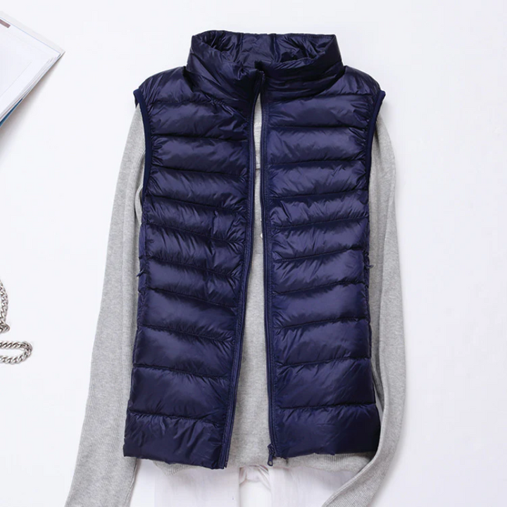 Echoarchiv | Damen Leichte Steppjacke Ärmellose Weste