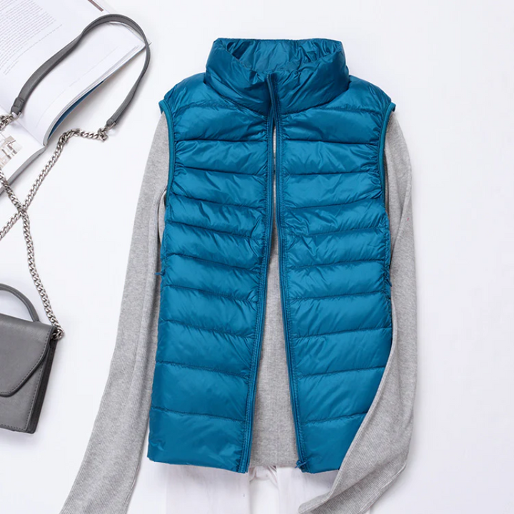 Echoarchiv | Damen Leichte Steppjacke Ärmellose Weste