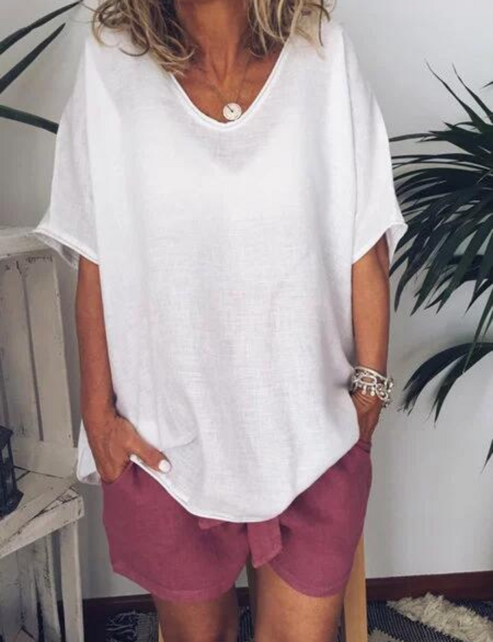 Echoarchiv | Damen Oversized T-Shirt Weiß