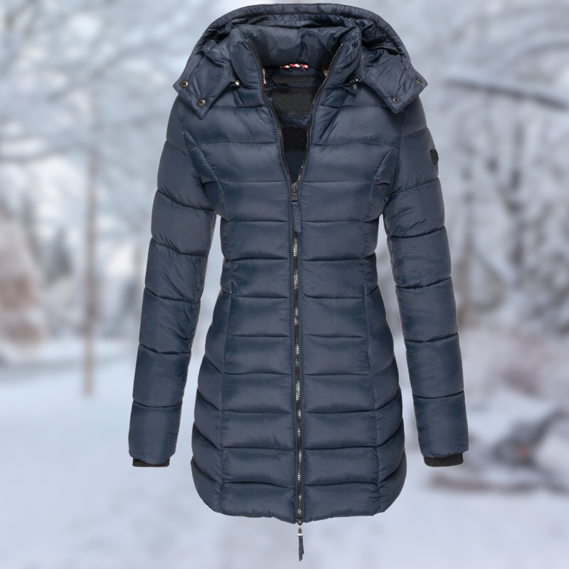 Echoarchiv | Stilvolle Halblange Winterjacke Für Damen