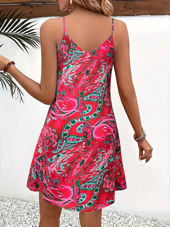Echoarchiv – Ärmelloses Cami-Kleid Im Urlaubsstil