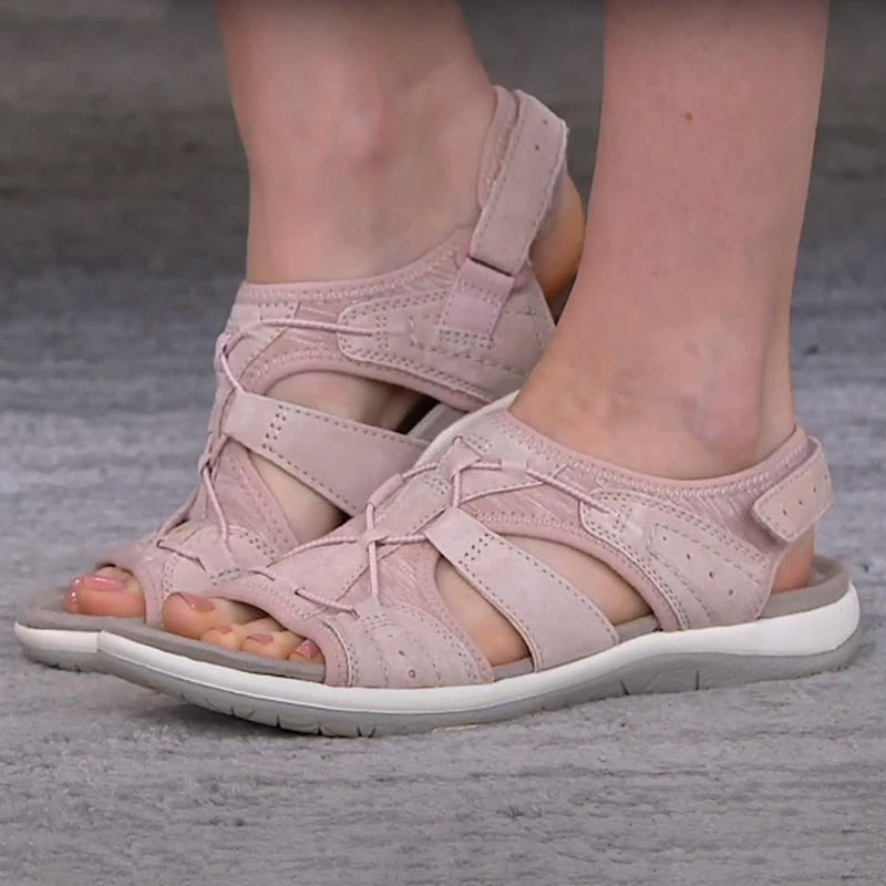 Echoarchiv | Zenobia Stilvolle, Verstellbare Sommersandalen mit Fußgewölbeunterstützung