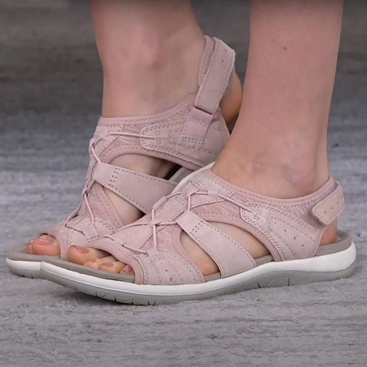 Echoarchiv | Zenobia Stilvolle, Verstellbare Sommersandalen mit Fußgewölbeunterstützung
