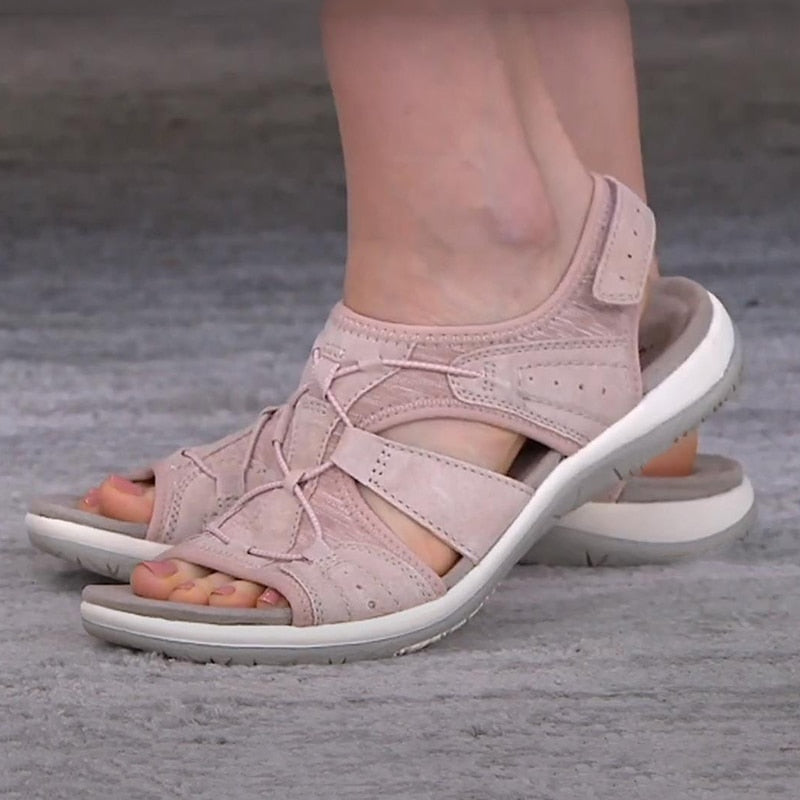 Echoarchiv | Zenobia Stilvolle, Verstellbare Sommersandalen mit Fußgewölbeunterstützung