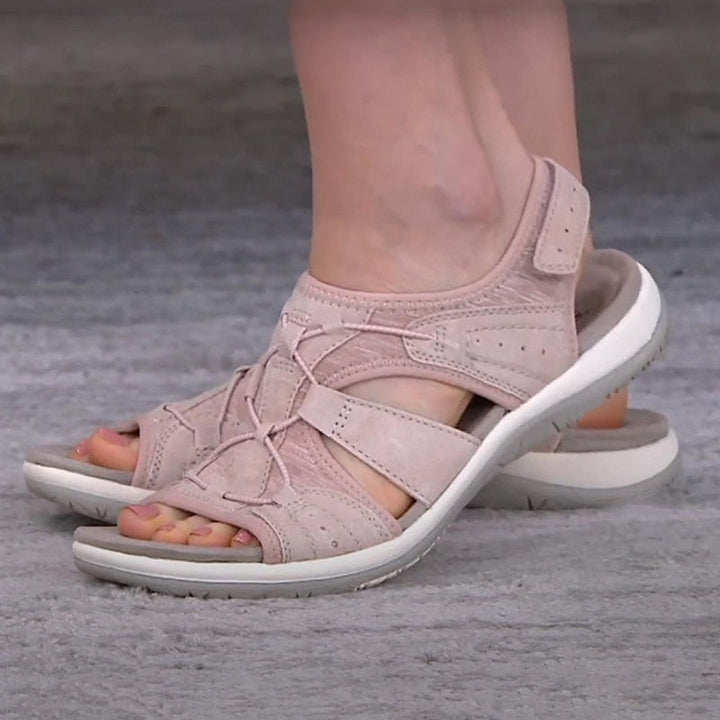 Echoarchiv | Zenobia Stilvolle, Verstellbare Sommersandalen mit Fußgewölbeunterstützung