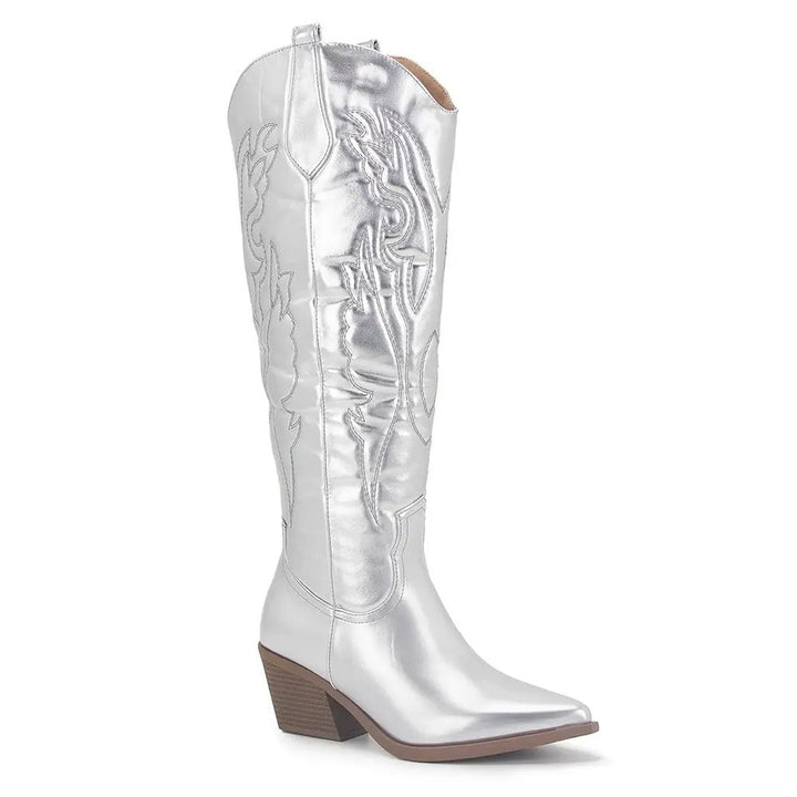Echoarchiv | Robuste Cowboystiefel Bis Zum Knie