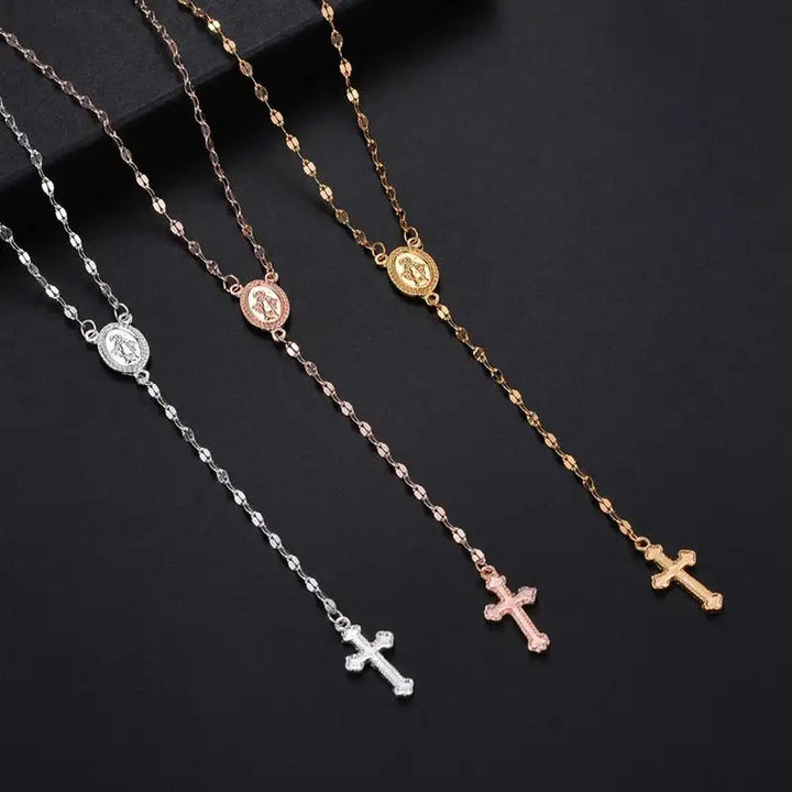 Elegante Rosenkranz Kette für Damen – Avelisse