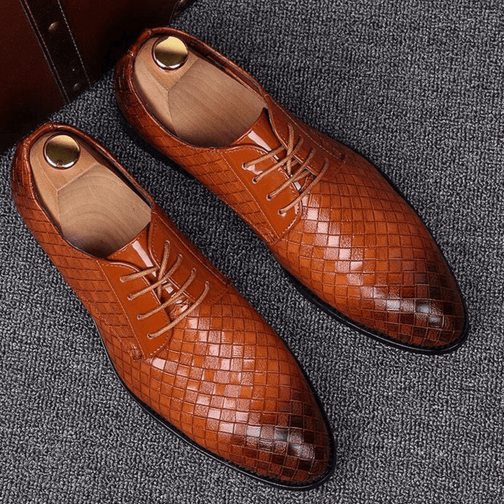 Echoarchiv | Herren Schuhe Schicke Formelle Leder Schnürschuhe