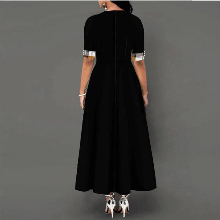 Echoarchiv | Kariertes Kleid mit Halben Ärmeln